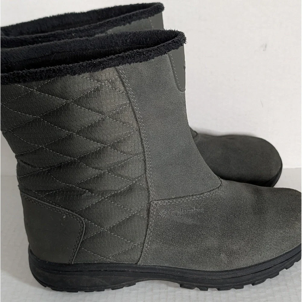 Columbia Ice Maiden Slip III Women's Size 8 Gray Waterproof Winter Boots